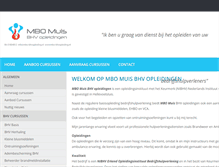 Tablet Screenshot of mbo-bhvopleiding.nl